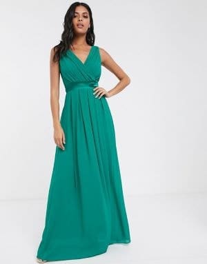 robe longue verte